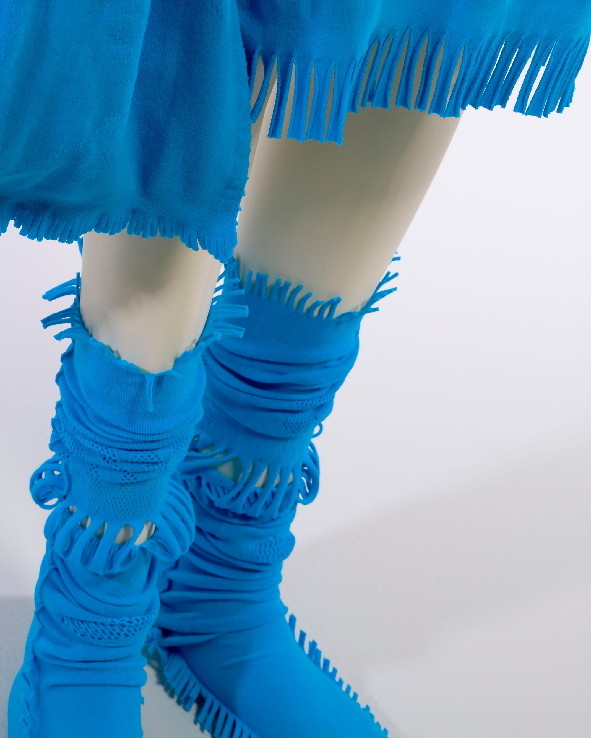 ISSEY MIYAKE A-POC Knee-High Socks