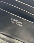 HIROKO HAYASHI Embossed Leather Ballerina Wallet