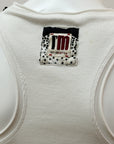 ANTONIO MARRAS Embellished Ribbed Tank S