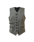Gray Tailored Vest S/M