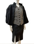 Gray Tailored Vest S/M