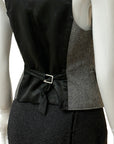 Gray Tailored Vest S/M