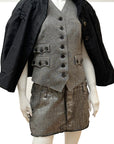 Gray Tailored Vest S/M