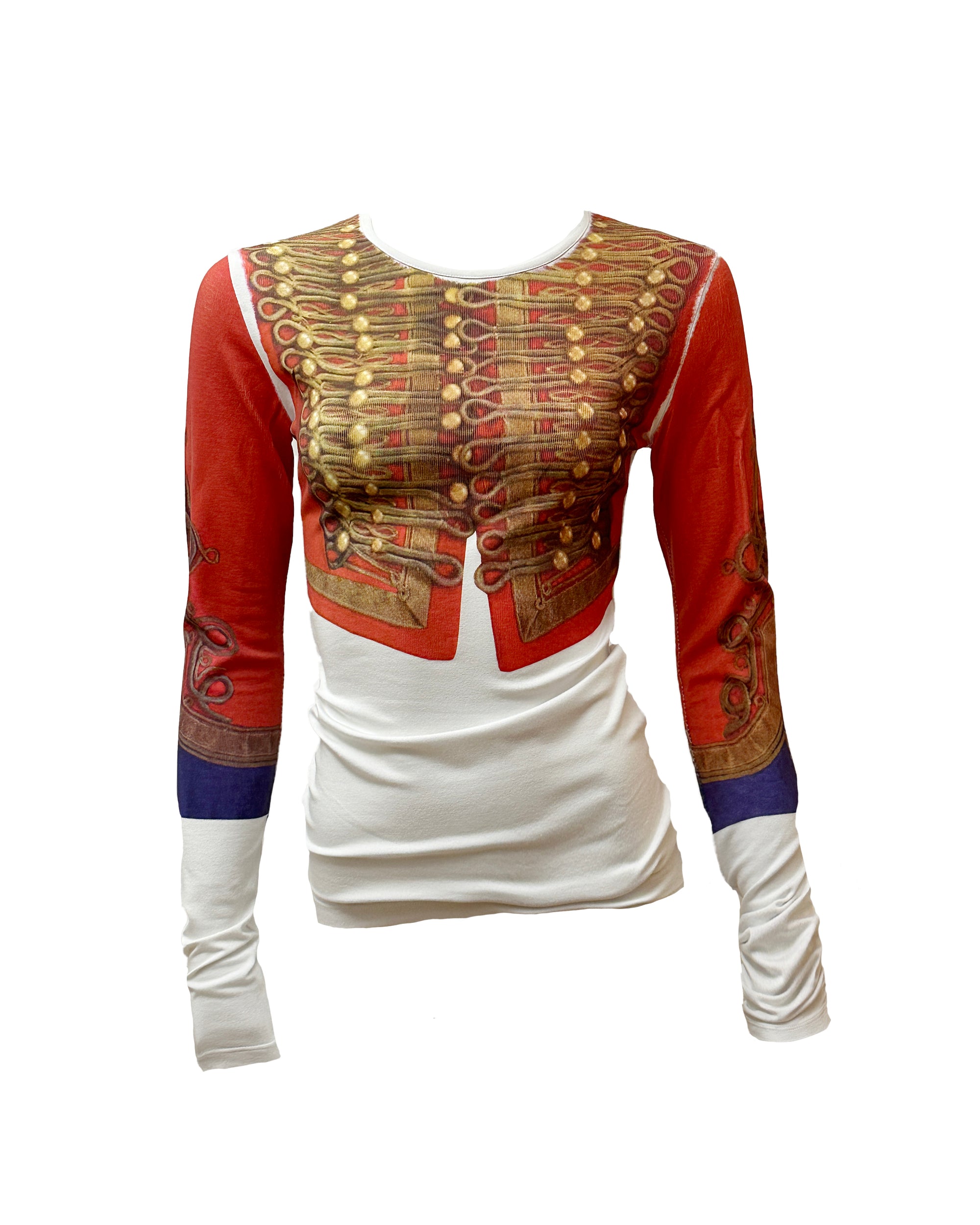 Military Hussar Illusion Top S