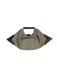 LUPO Wool and Leather Handbag