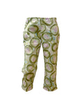 VALENTINO Printed Cotton Capri Pants M