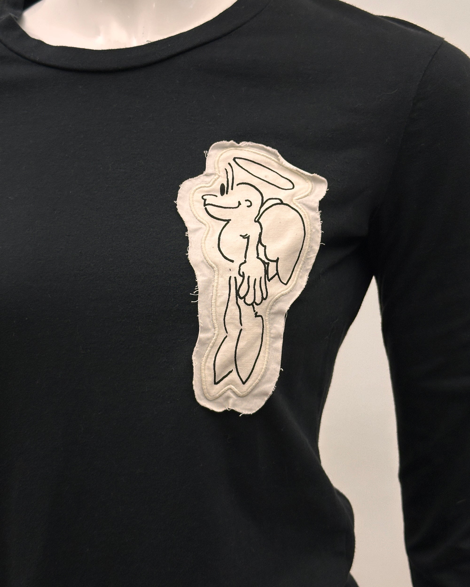 PRADA Angel Appliqué Top S