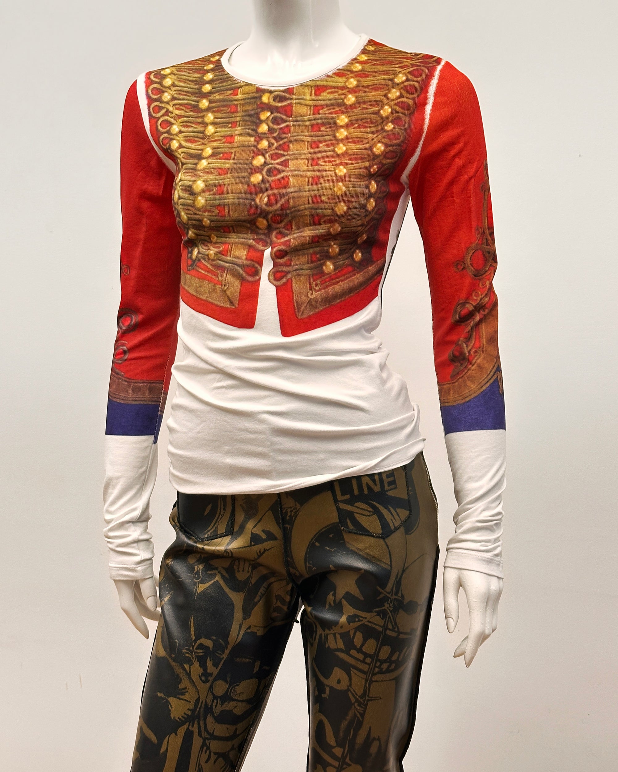 Military Hussar Illusion Top S