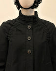 Sculpted Puff-Sleeve Jacket S