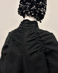 Sculpted Puff-Sleeve Jacket S