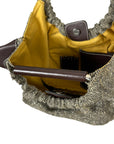 LUPO Wool and Leather Handbag