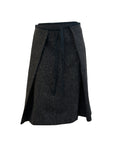 Dark Speckled Wrap Skirt S