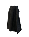 Dark Speckled Wrap Skirt S