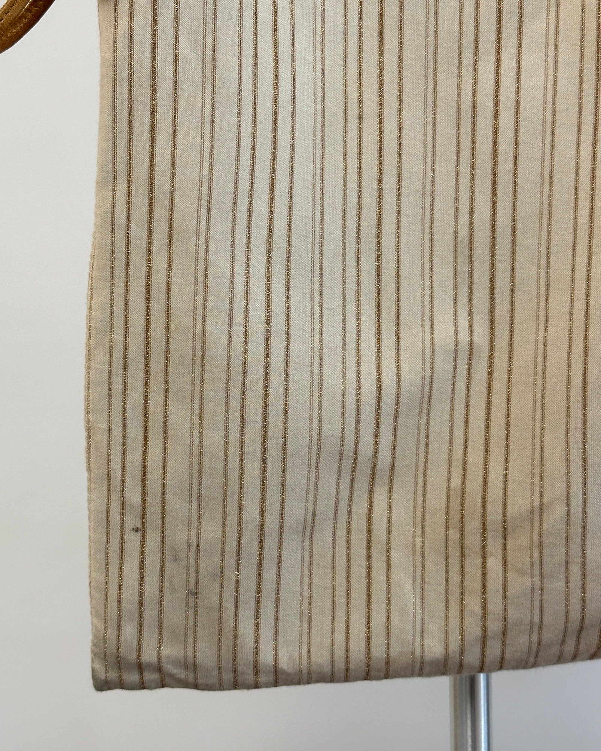 Golden Stripe Tote Bag