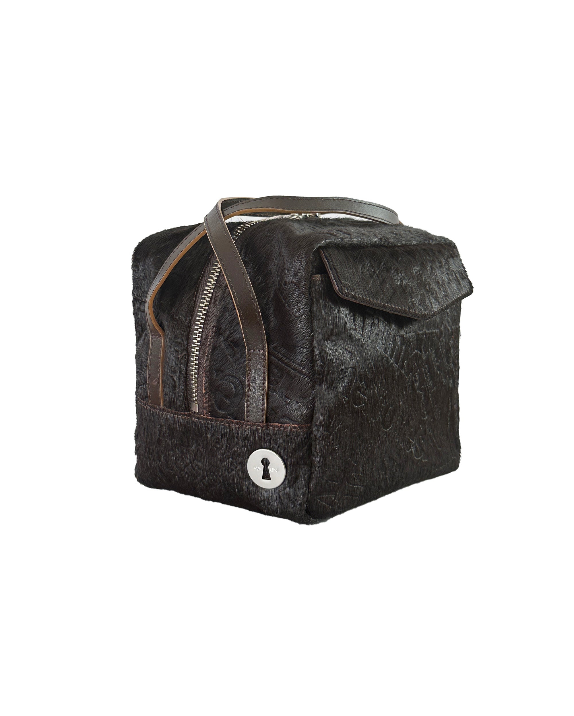 WARUNI by HIROKO HAYASHI Cubical Fur Handbag