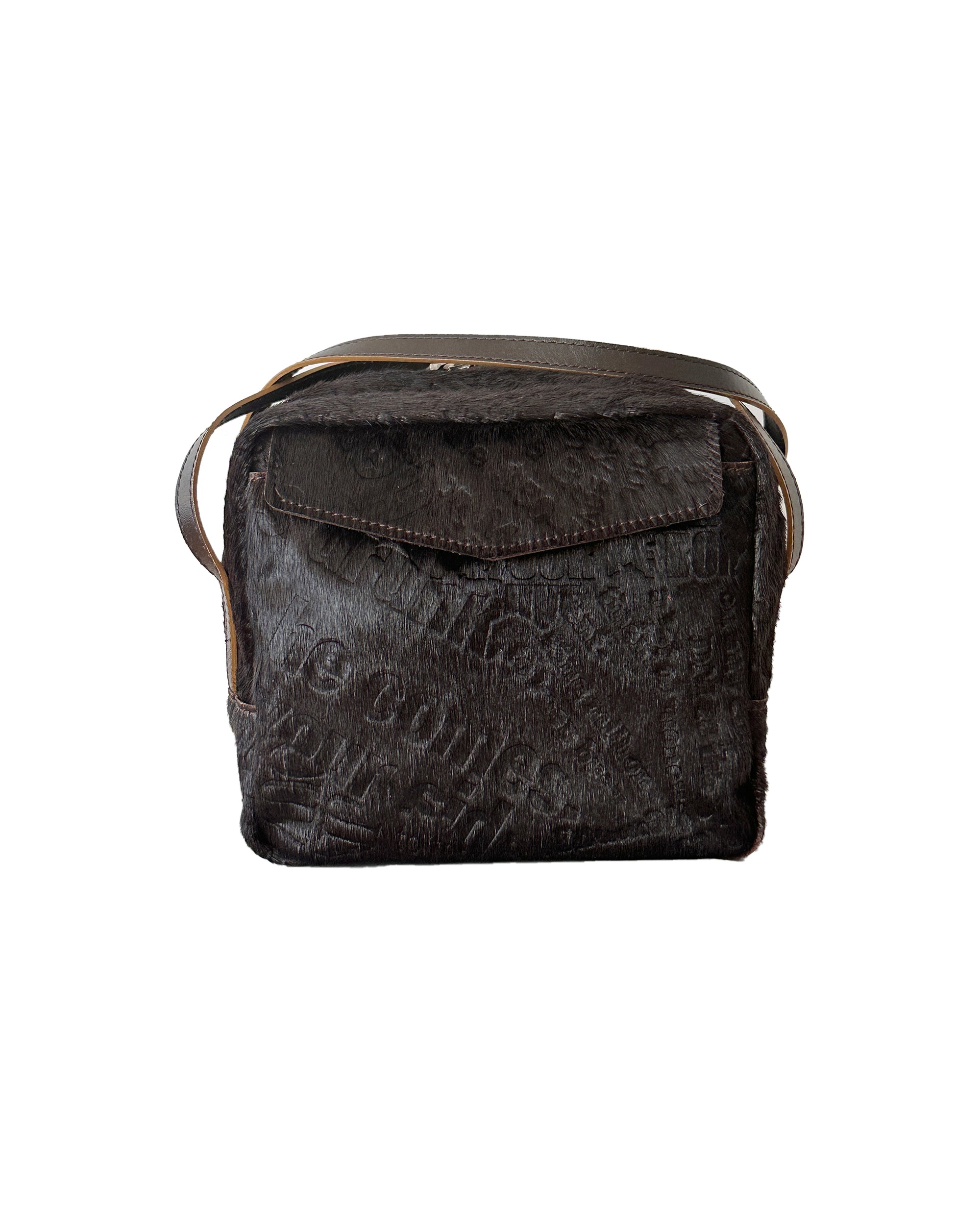 WARUNI by HIROKO HAYASHI Cubical Fur Handbag