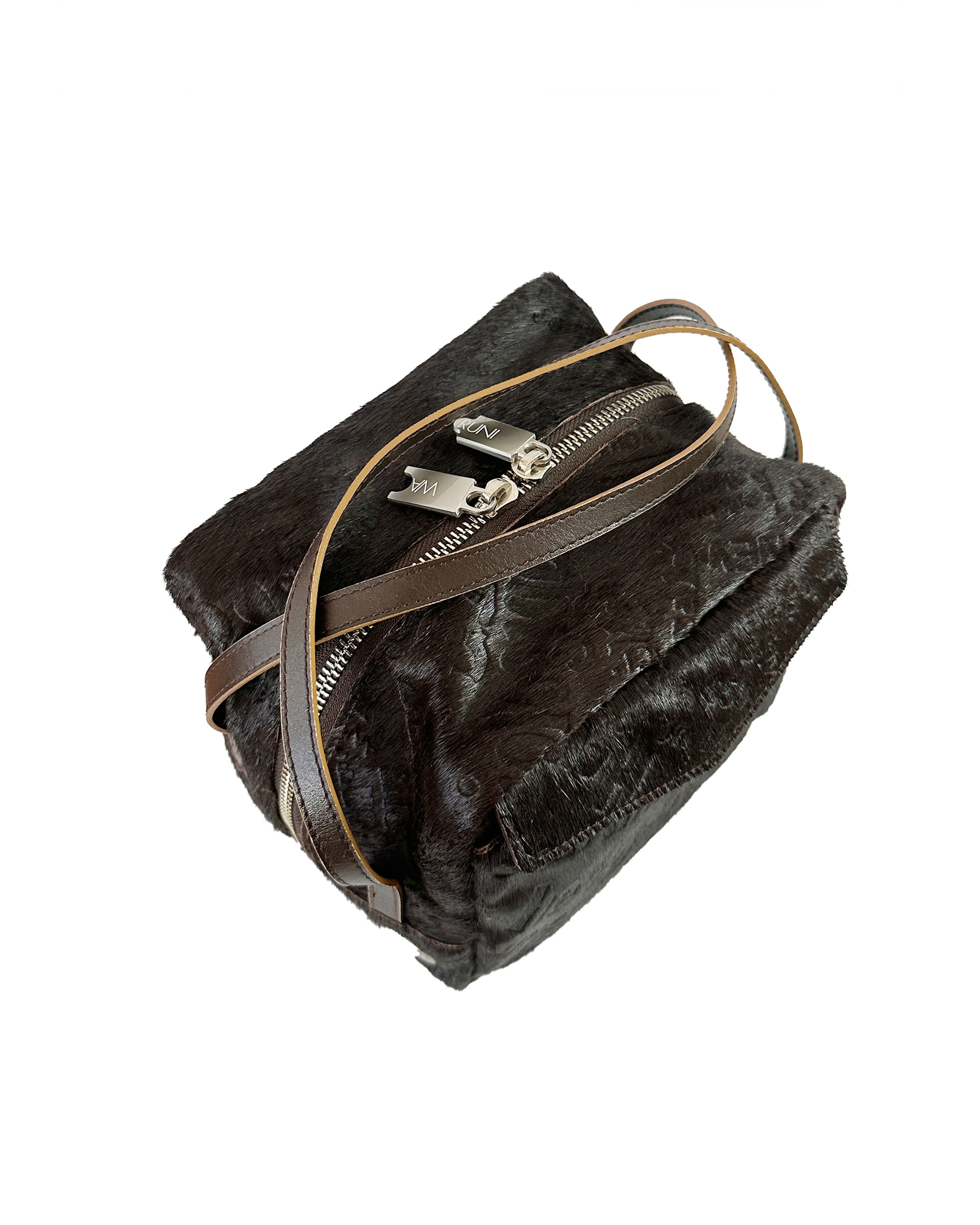 WARUNI by HIROKO HAYASHI Cubical Fur Handbag