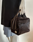WARUNI by HIROKO HAYASHI Cubical Fur Handbag