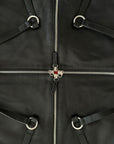 KAWA KAWA Quadrant Zip Leather Bag