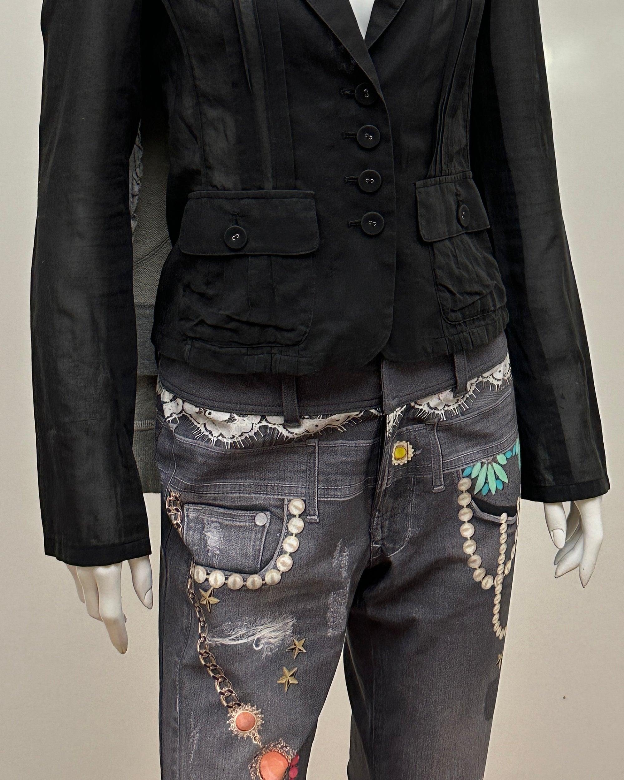 RITSUKO SHIRAHAMA Illusion Pants M