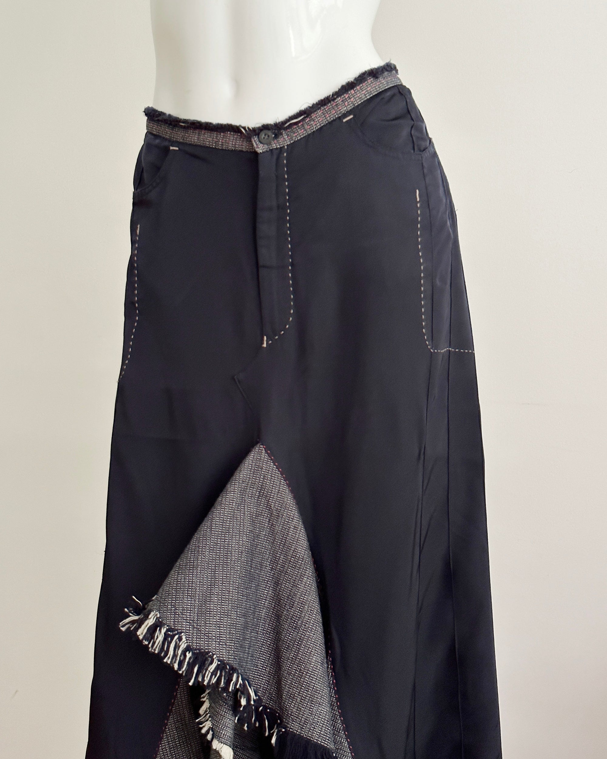 MARITHÉ + FRANÇOIS GRIBAUD Maxi Skirt L