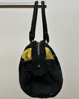 Italian Suede and Sequin Shoulder Bag