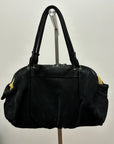 Italian Suede and Sequin Shoulder Bag