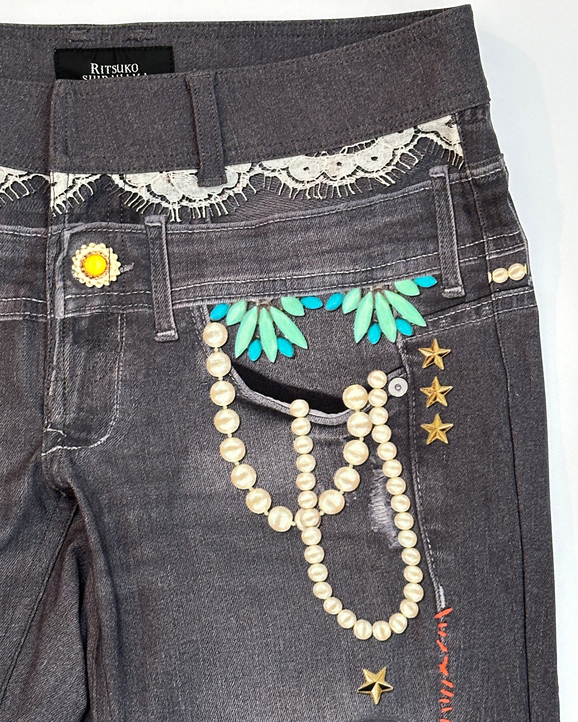 RITSUKO SHIRAHAMA Illusion Pants M