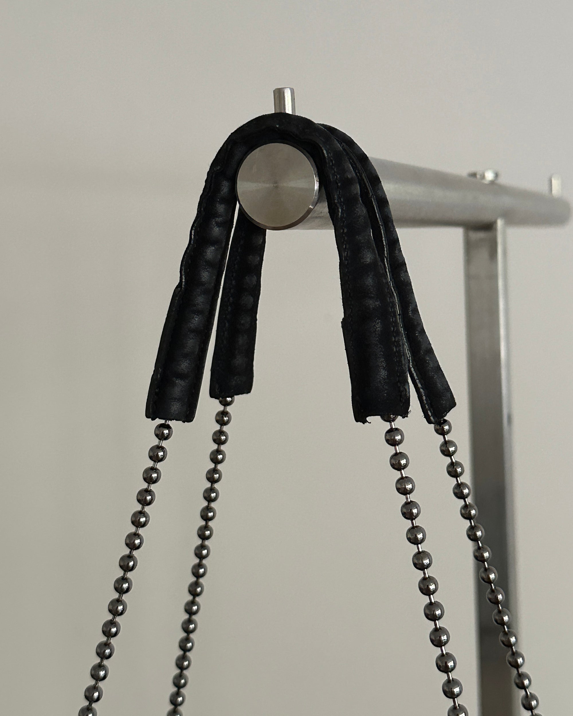 ANTEPRIMA Suede & Fur Shoulder Bag