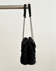 ANTEPRIMA Suede & Fur Shoulder Bag
