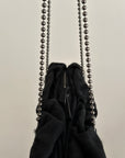 ANTEPRIMA Suede & Fur Shoulder Bag