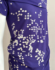 Celeste Purple Drape Ensemble