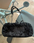 ANTEPRIMA Suede & Fur Shoulder Bag