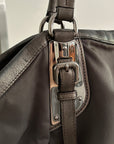 PRADA FW 2007 Nylon Leather Shoulder Bag