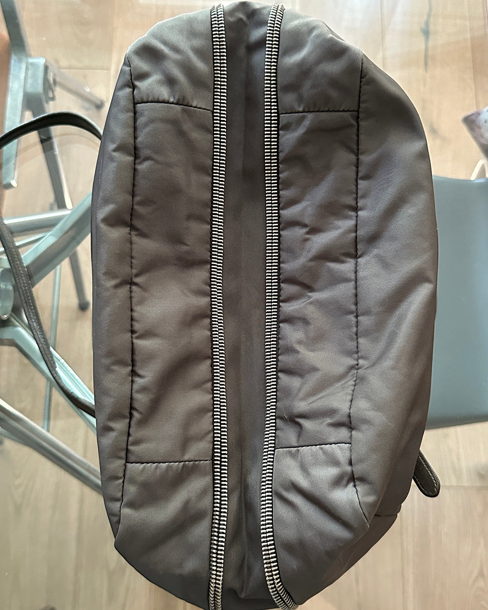 PRADA FW 2007 Nylon Leather Shoulder Bag