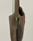 Multitone Leather & Fur Panel Shoulder Bag