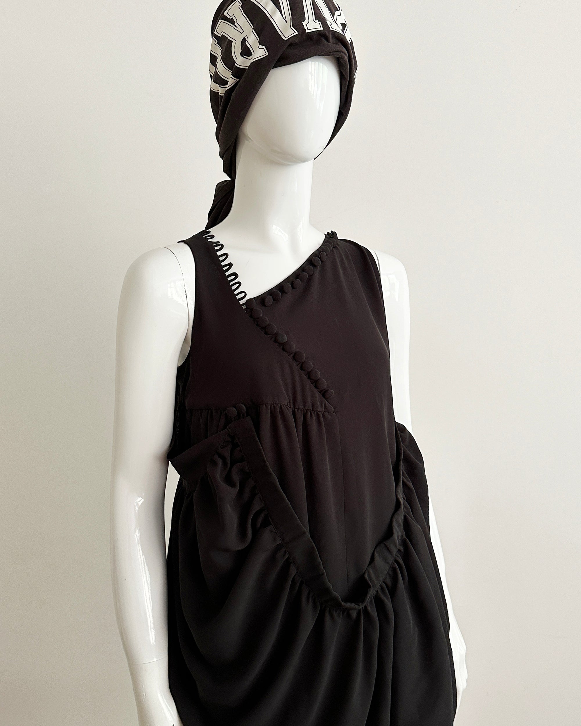 PREEN BY THORNTON BREGAZZI Asymetric Button Top XS