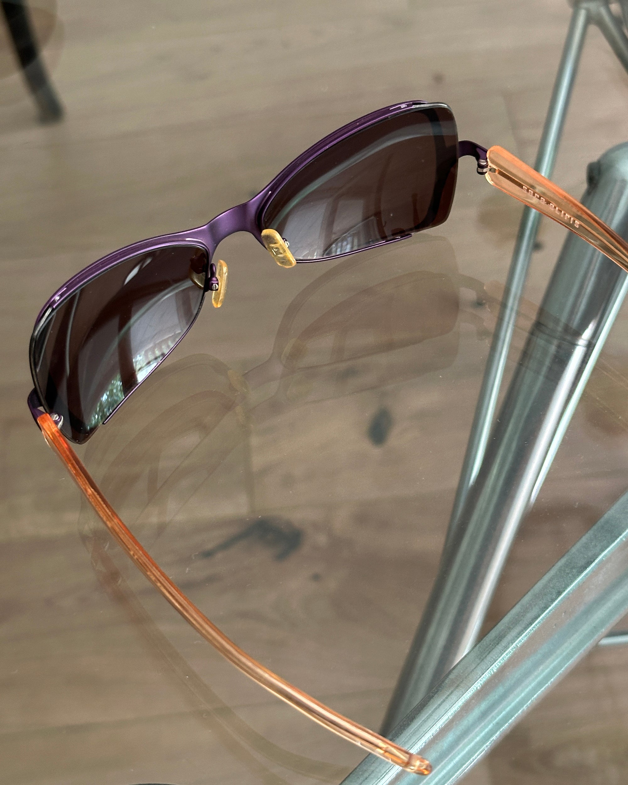 ALAIN MIKLI BY SARA ELIRIS Aluminium Sunglasses