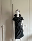 Asymmetric Checked Dress XS