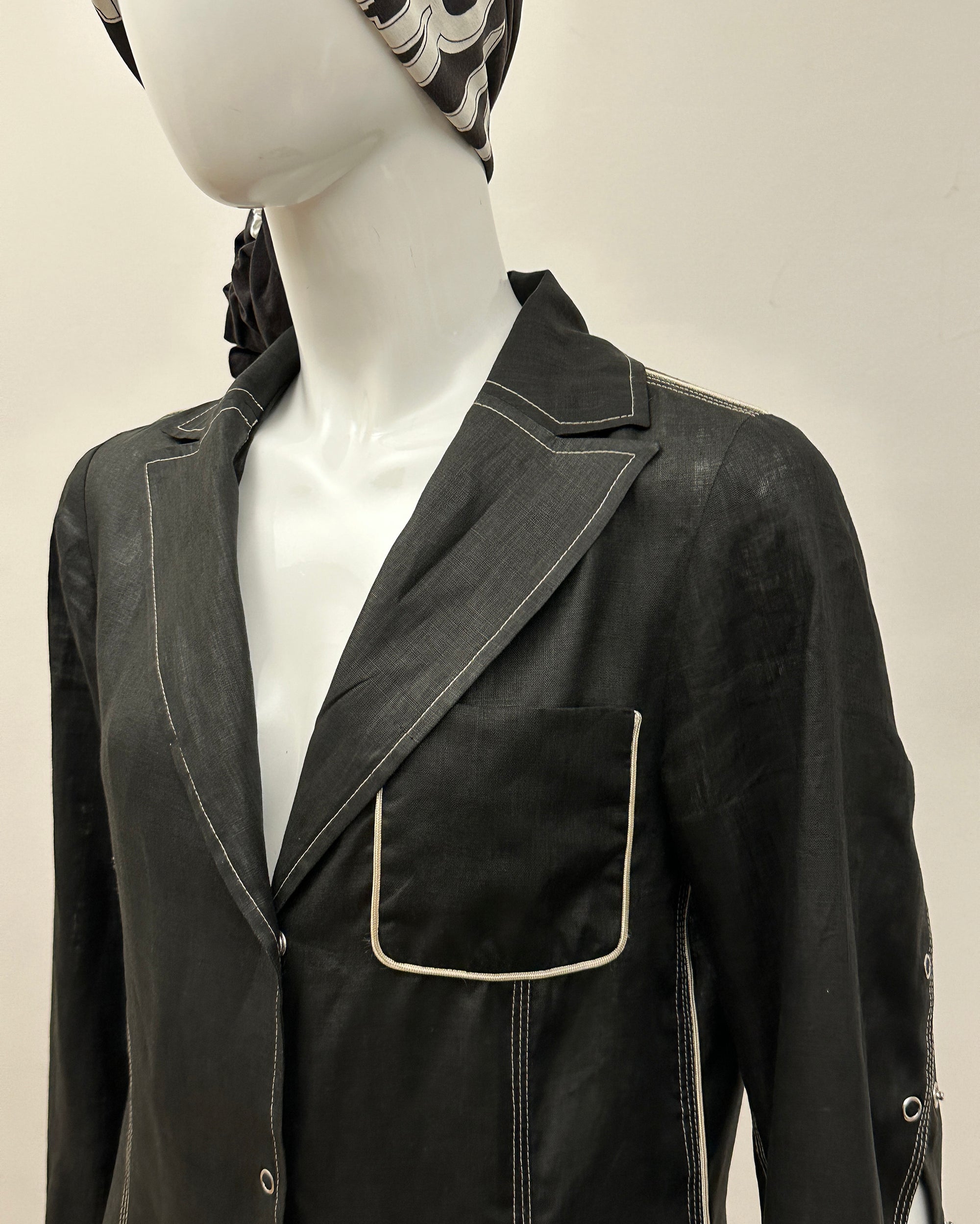 ULI SCHNEIDER Linen Jacket S