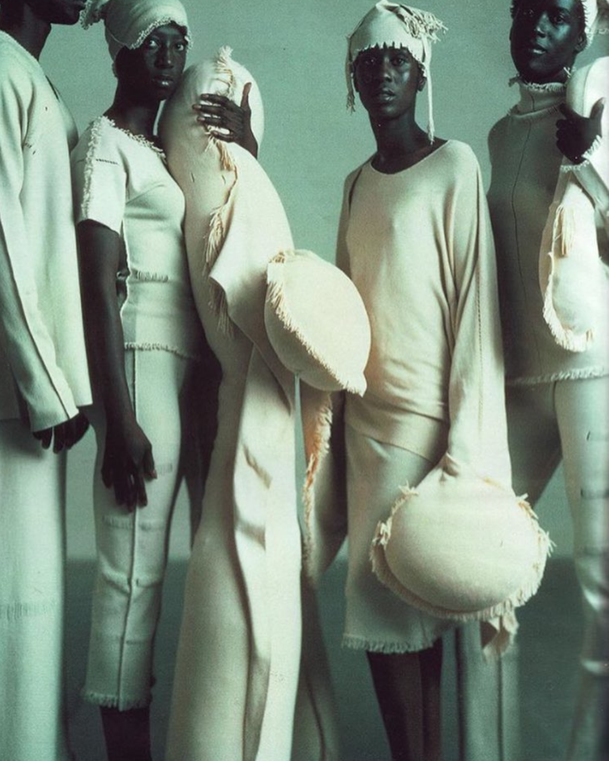 ISSEY MIYAKE A-POC Knee-High Socks