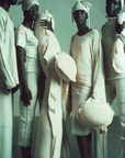 ISSEY MIYAKE A-POC Knee-High Socks