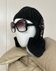 PRADA Oversized Butterfly Sunglasses