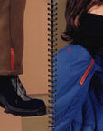 PRADA Sport FW 1998 Black Leather Velcro Shoes 38
