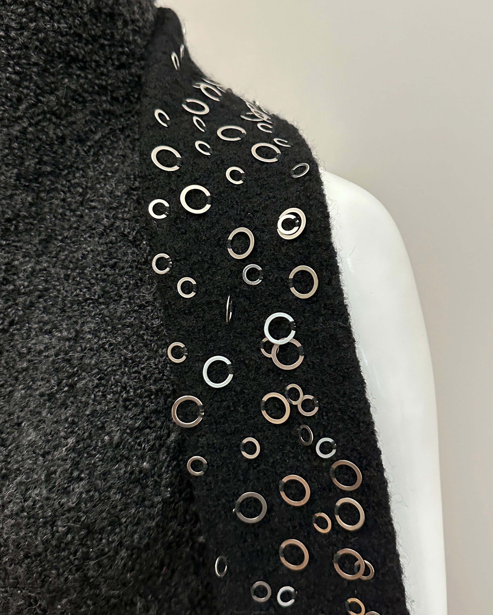 ANTEPRIMA Wool Appliqué Scarf