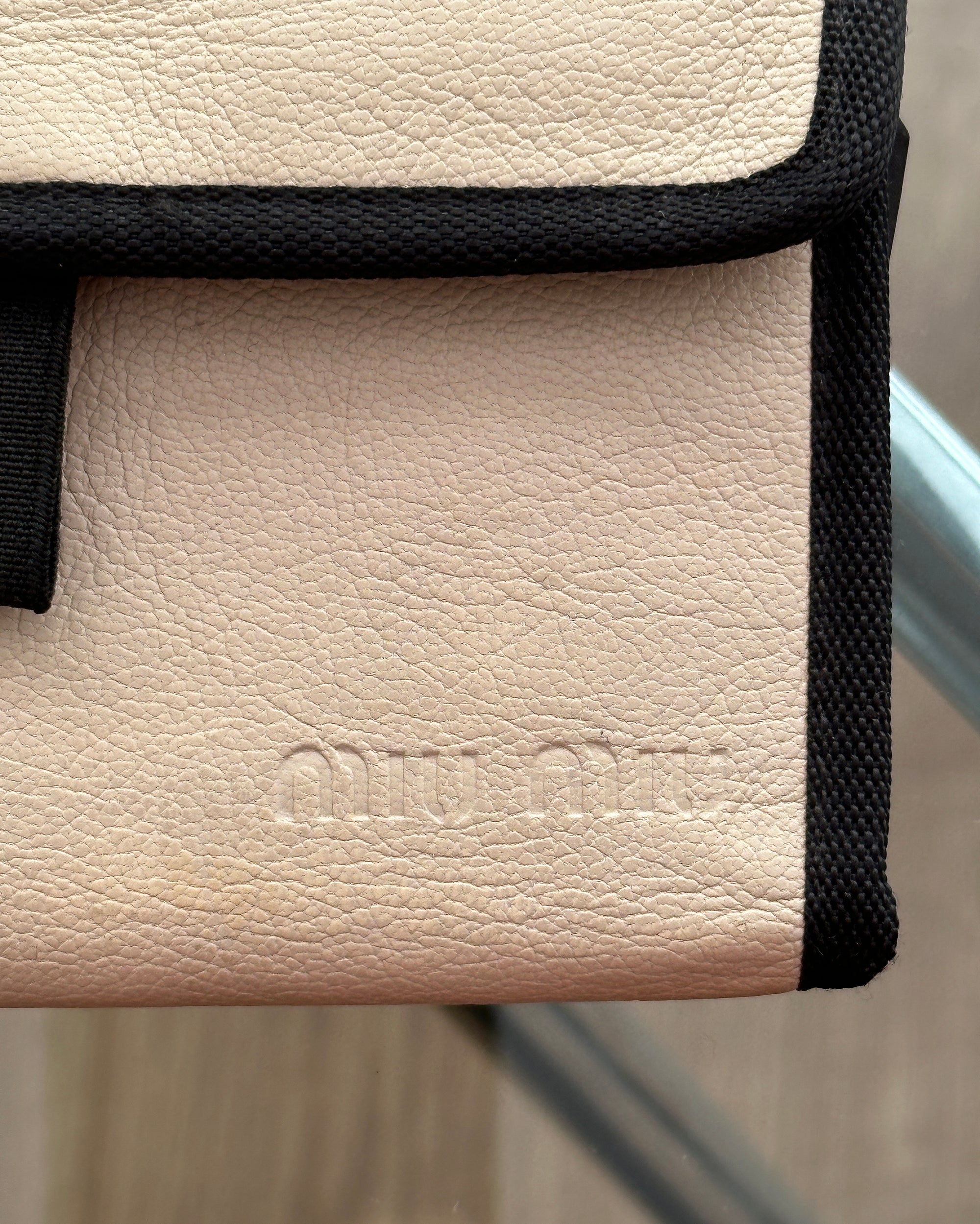 MIU MIU FW1998 Leather Velcro Wallet