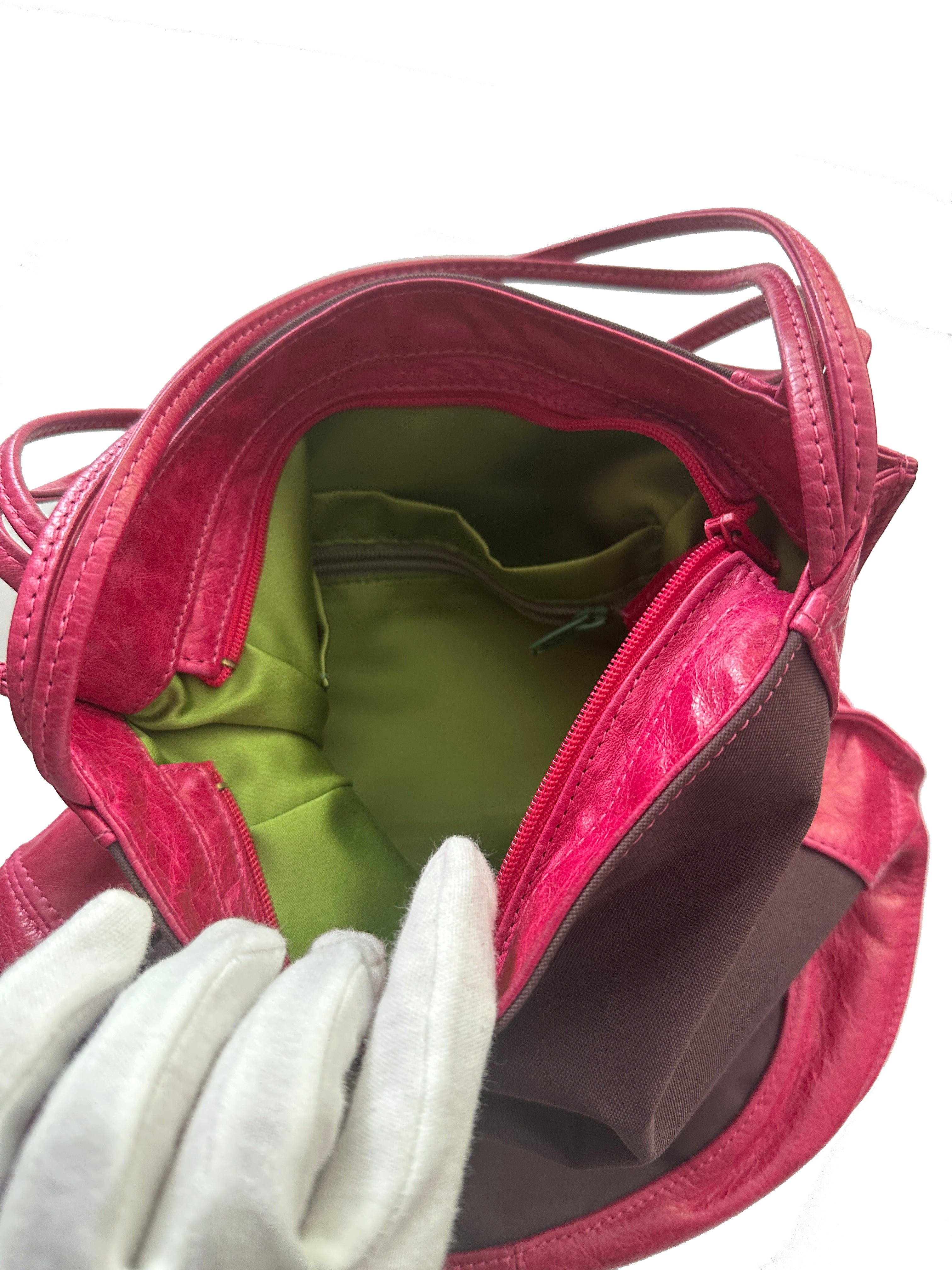 ★athe★ MARON Pink Marron Nylon Shoulder S Mini Nylon Shoulder Bag – Golden Hour Gift Co