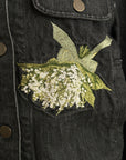 KANEKO ISAO Denim Embroidered Jacket S/M