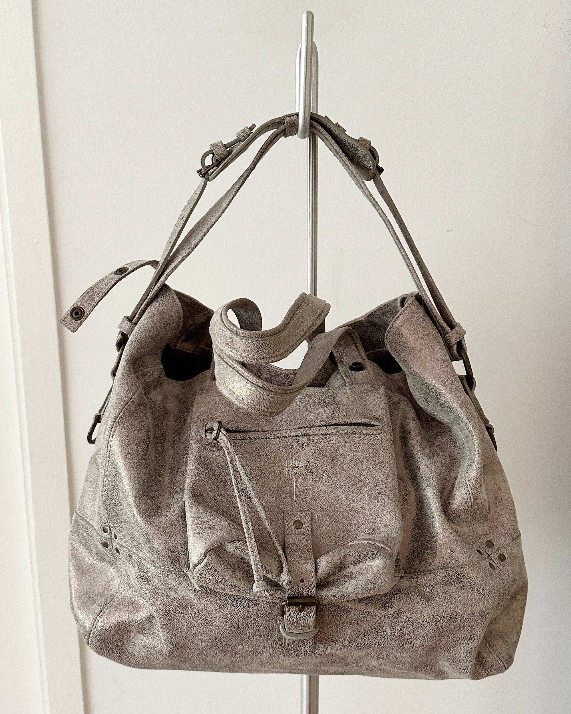 JEROME DREYFUSS Billy M Bag in Distressed Leather
