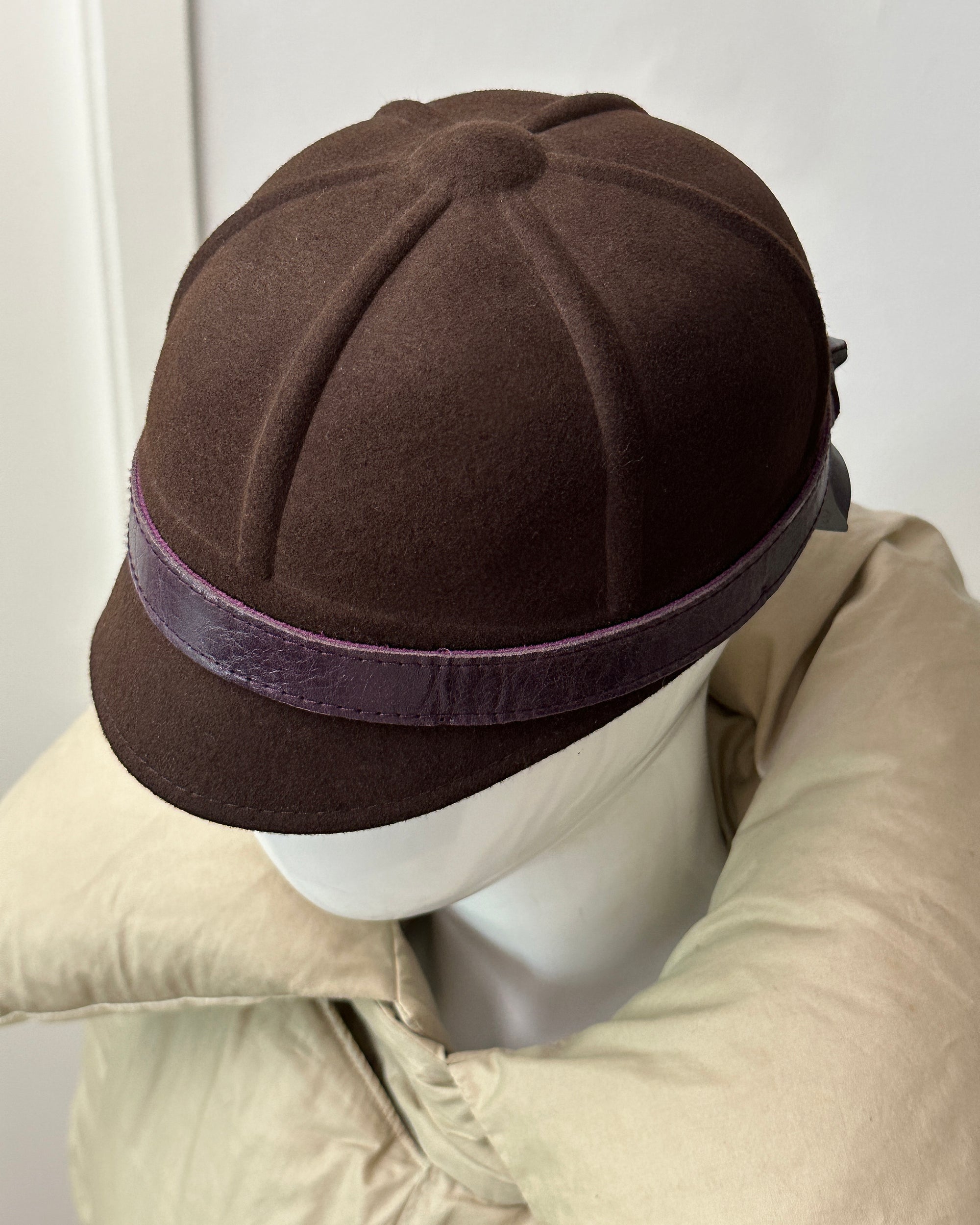 Italian Wool Riding Cap